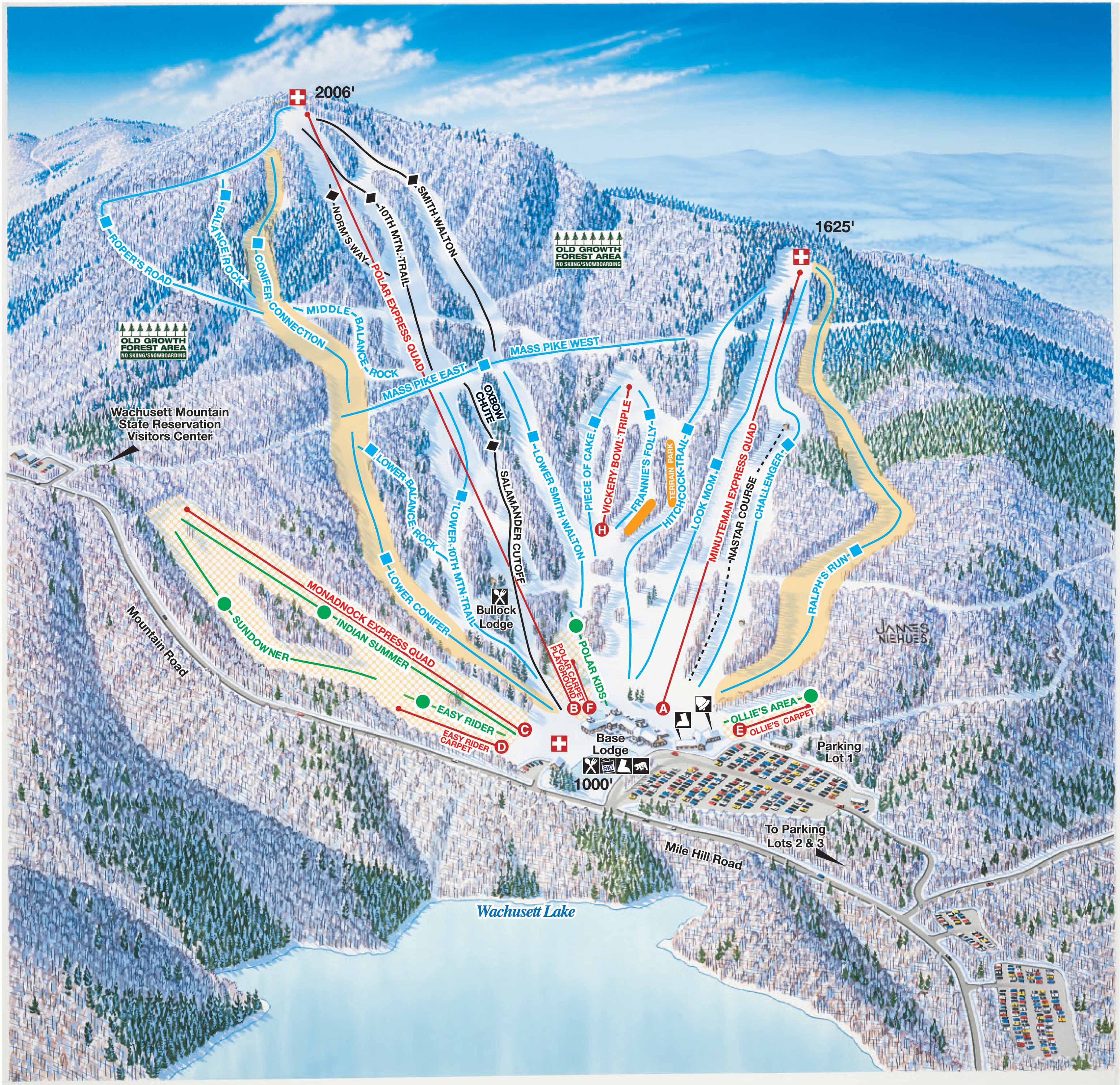 Mountain Resort Map